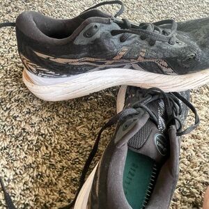 ASICS black sports shoe